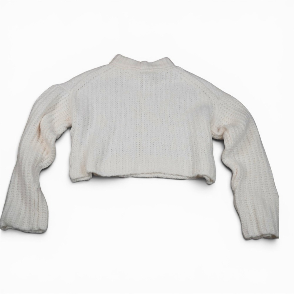 NWT Free People Alpine Pullover Sweater Ivory Fair Isle Chunky Knit Size Small - Picture 7 of 7